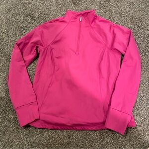 Apana Fuchsia Quarter-Zip Top